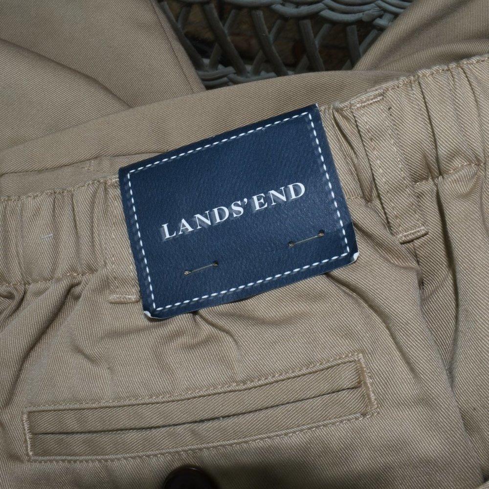 LANDS End Khaki Shorts  NWT - Picture 6 of 6